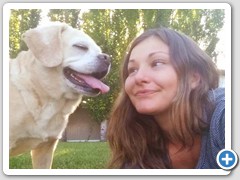 Richelle and Her Pup